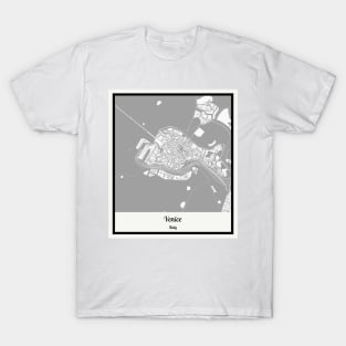 Map of Venice - Italy T-Shirt